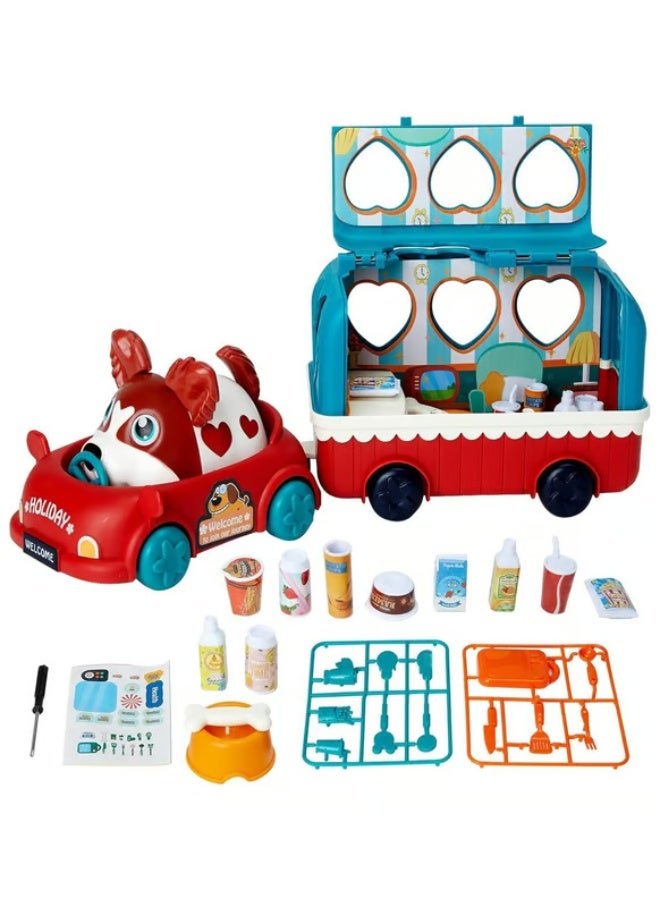 Interactive, walking, barking, voice-controlled, cute dog with fun caravan and accessories... - Image 5